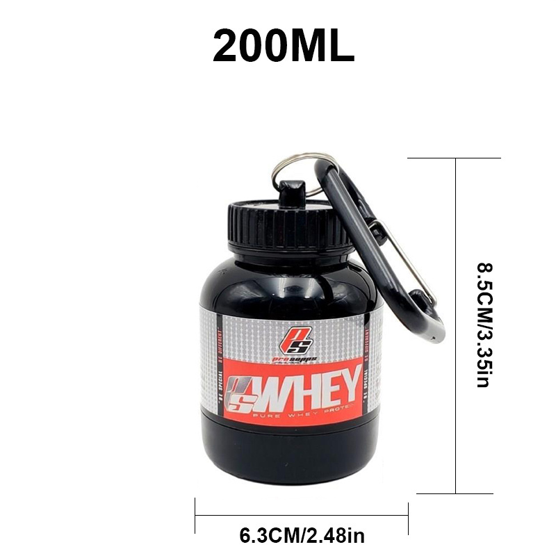 Whey Protein Isolate - Przenośny pojemnik na suplement białkowy w