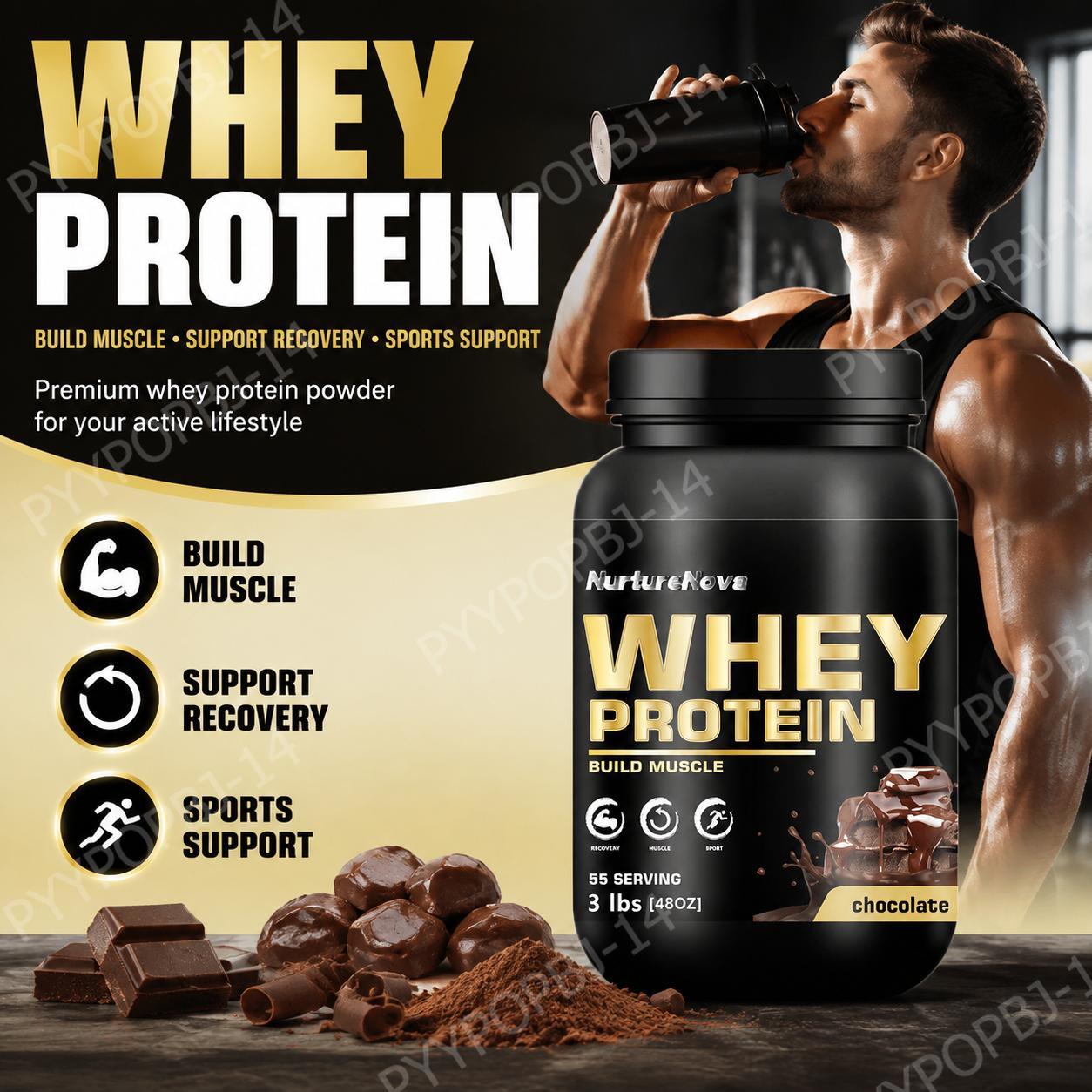 Fitness Nutrition Whey - NurtureNova Czekoladowy Proszek Proteinowy Whey 30g