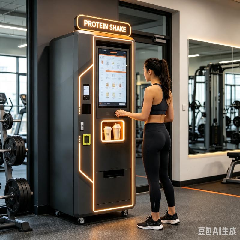 Nutrition Sports Fitness - Automatyczny automat do shake'ów proteinowych, personalizowane