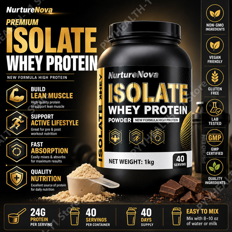Fitness Nutrition Whey - Proteinowy izolat serwatkowy w proszku, niskotłuszczowy