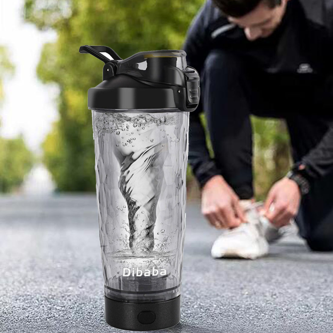 Whey Protein Isolate - 700ml elektryczny kubek do mieszania białek