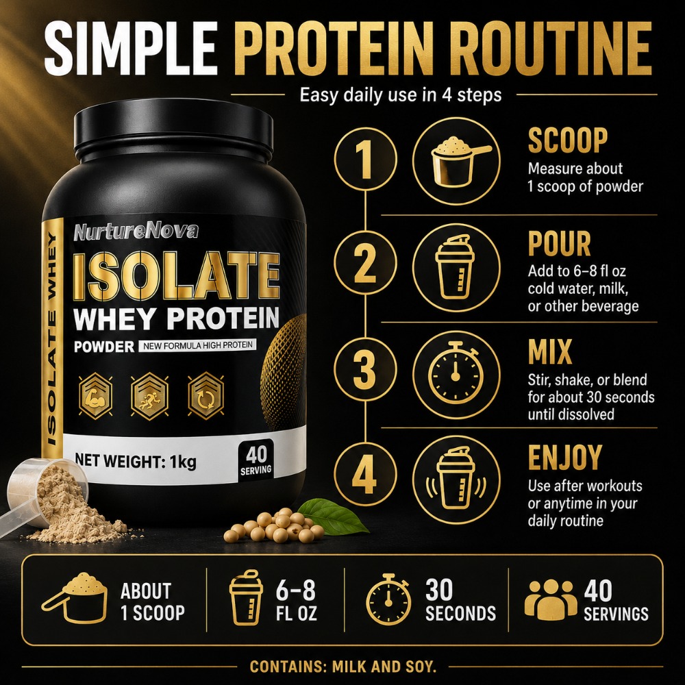 NurtureNova Isolate Whey Prote – Fitness Nutrition Whey recenzja i cena